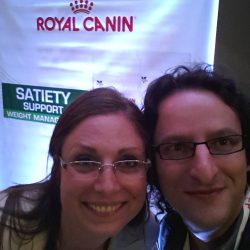 Con Evangelina Fresolone, quien coordinó el estudio por parte de Royal Canin